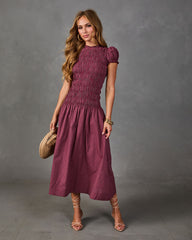 Western Belle Cotton Plaid Maxi Dress