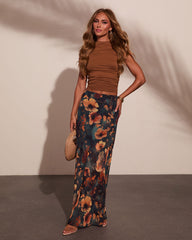 Rominah Floral Maxi Skirt