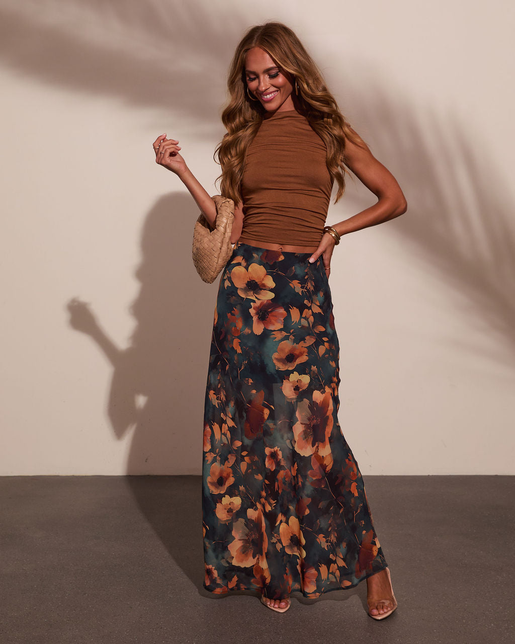 Rominah Floral Maxi Skirt