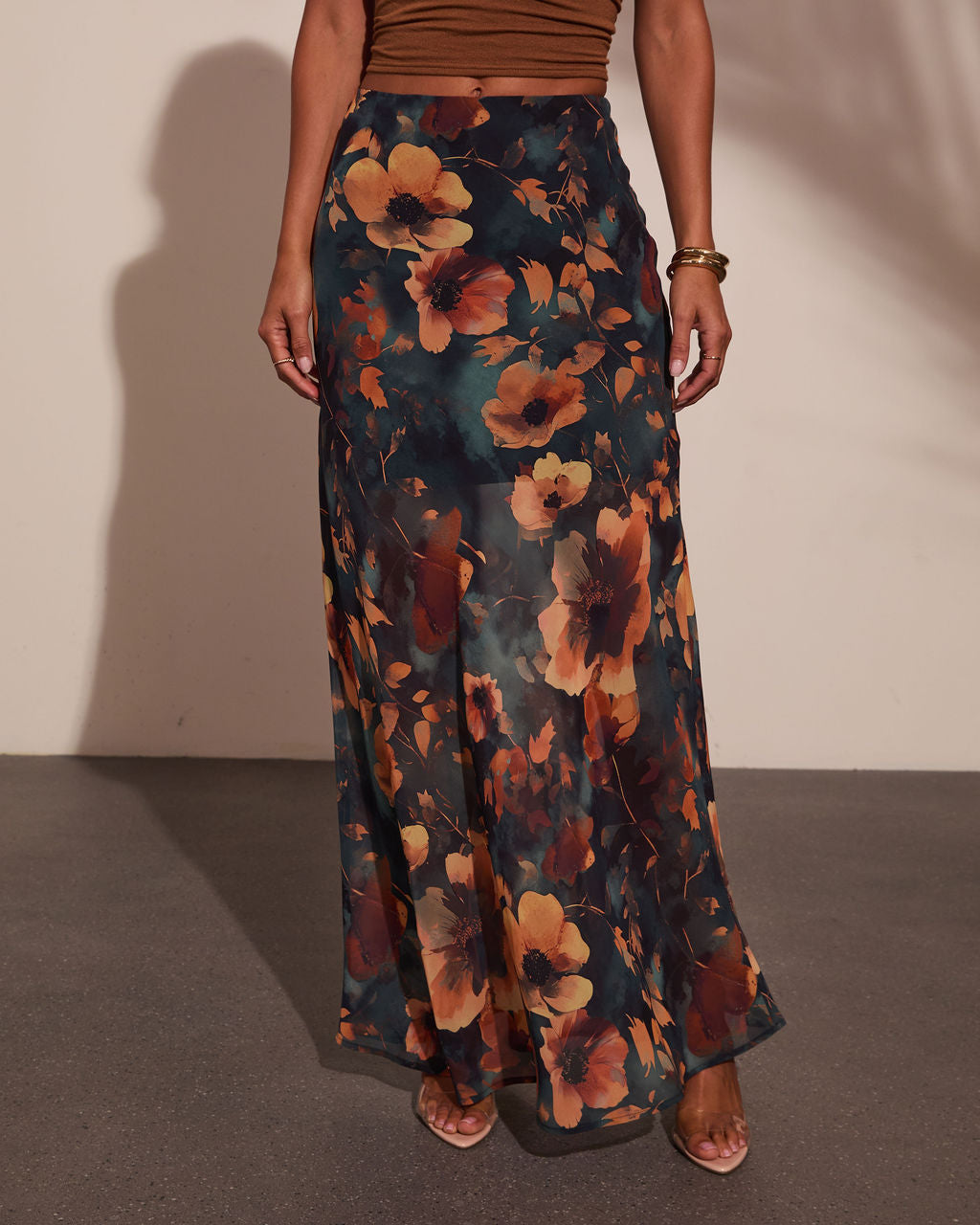 Rominah Floral Maxi Skirt