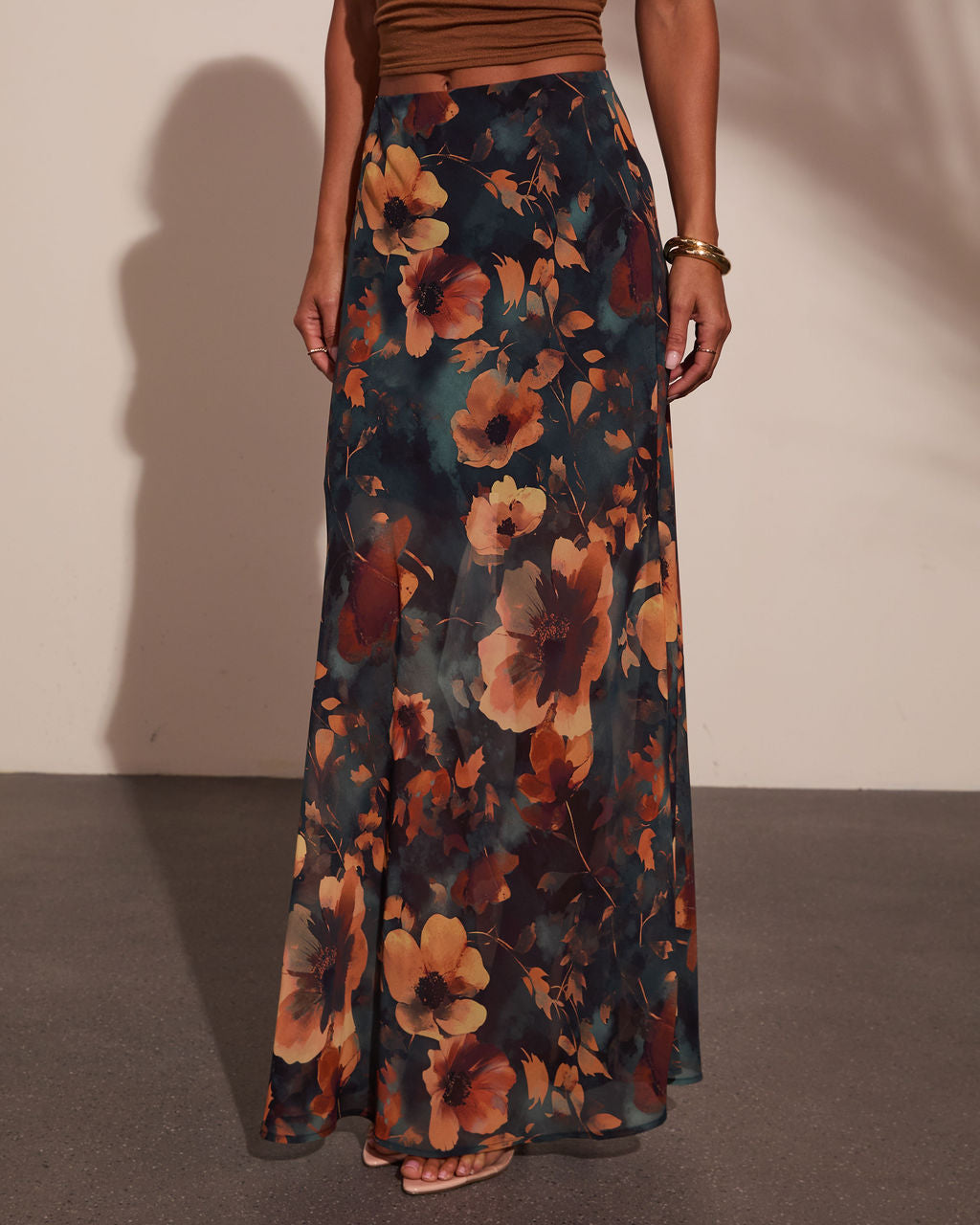 Rominah Floral Maxi Skirt