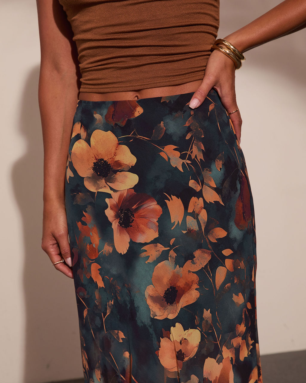 Rominah Floral Maxi Skirt