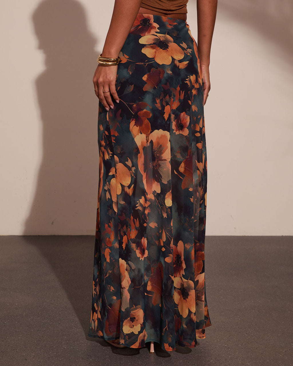 Rominah Floral Maxi Skirt