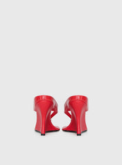 Nylah Wedge Heels Red Croc