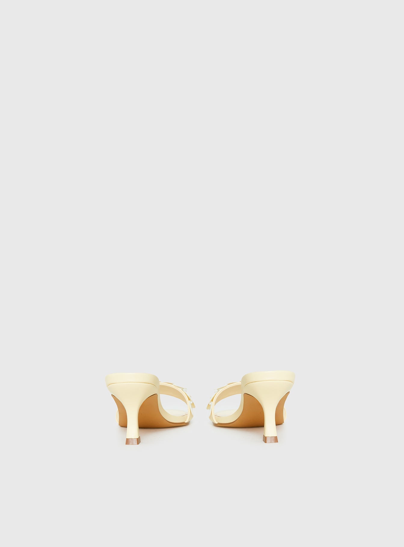 Early Pop Sequin Heels Yellow