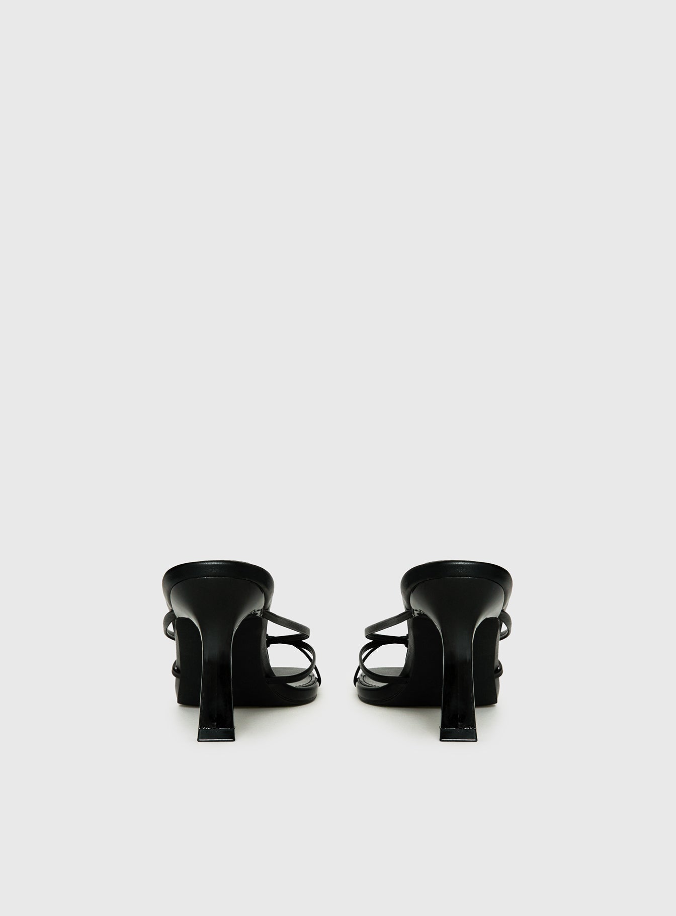 Evena Strappy Heels Black