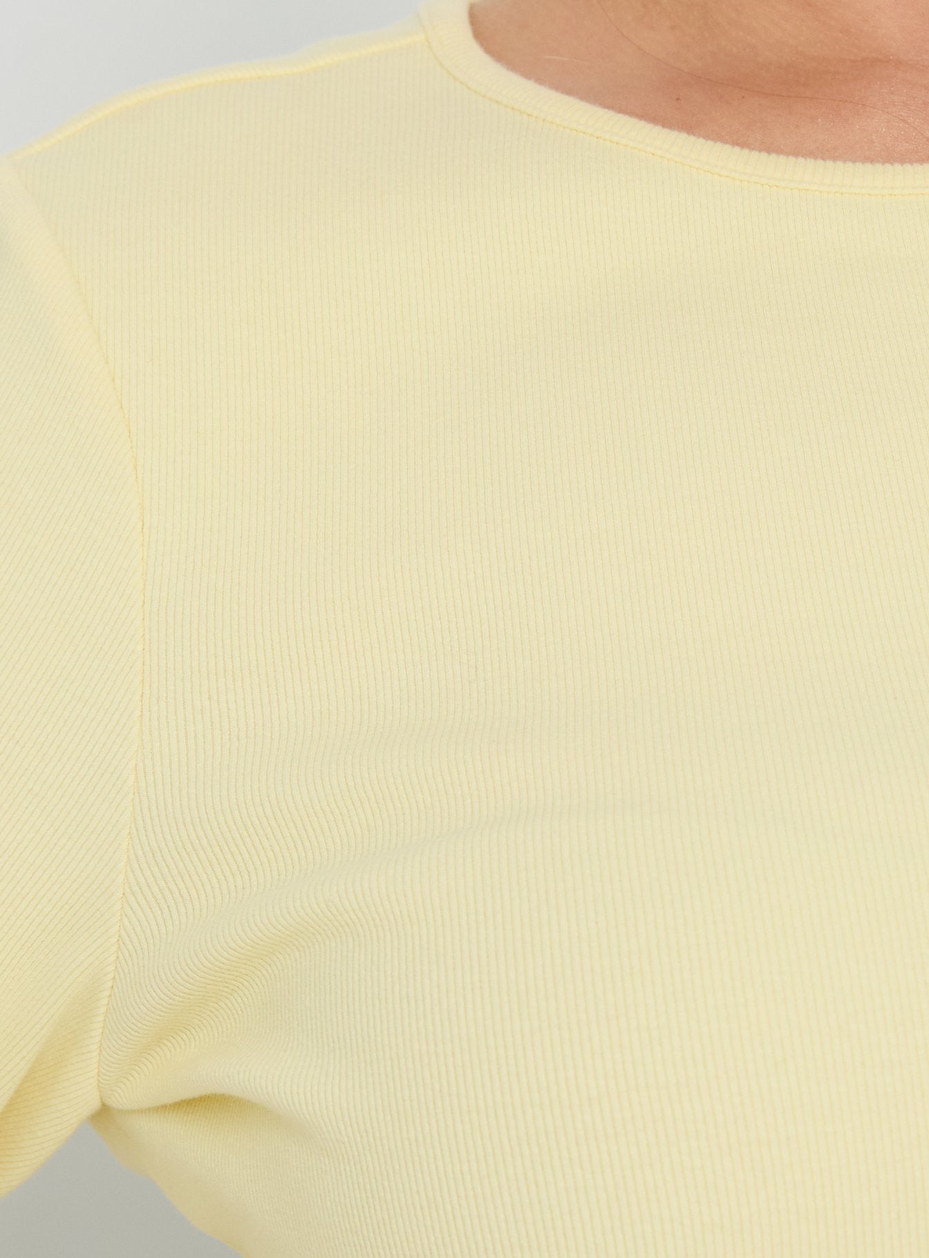 Elaia 3/4 Sleeve Top Yellow Curve