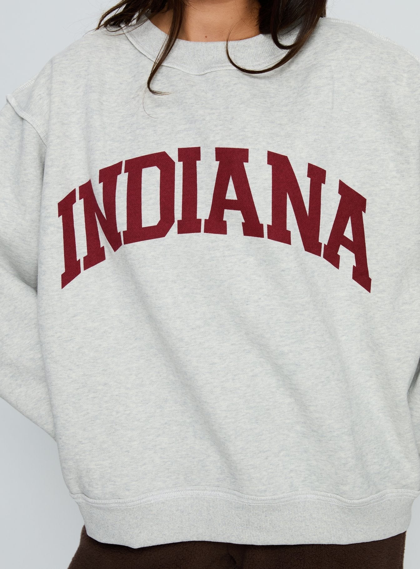 When In Indiana Jumper Grey