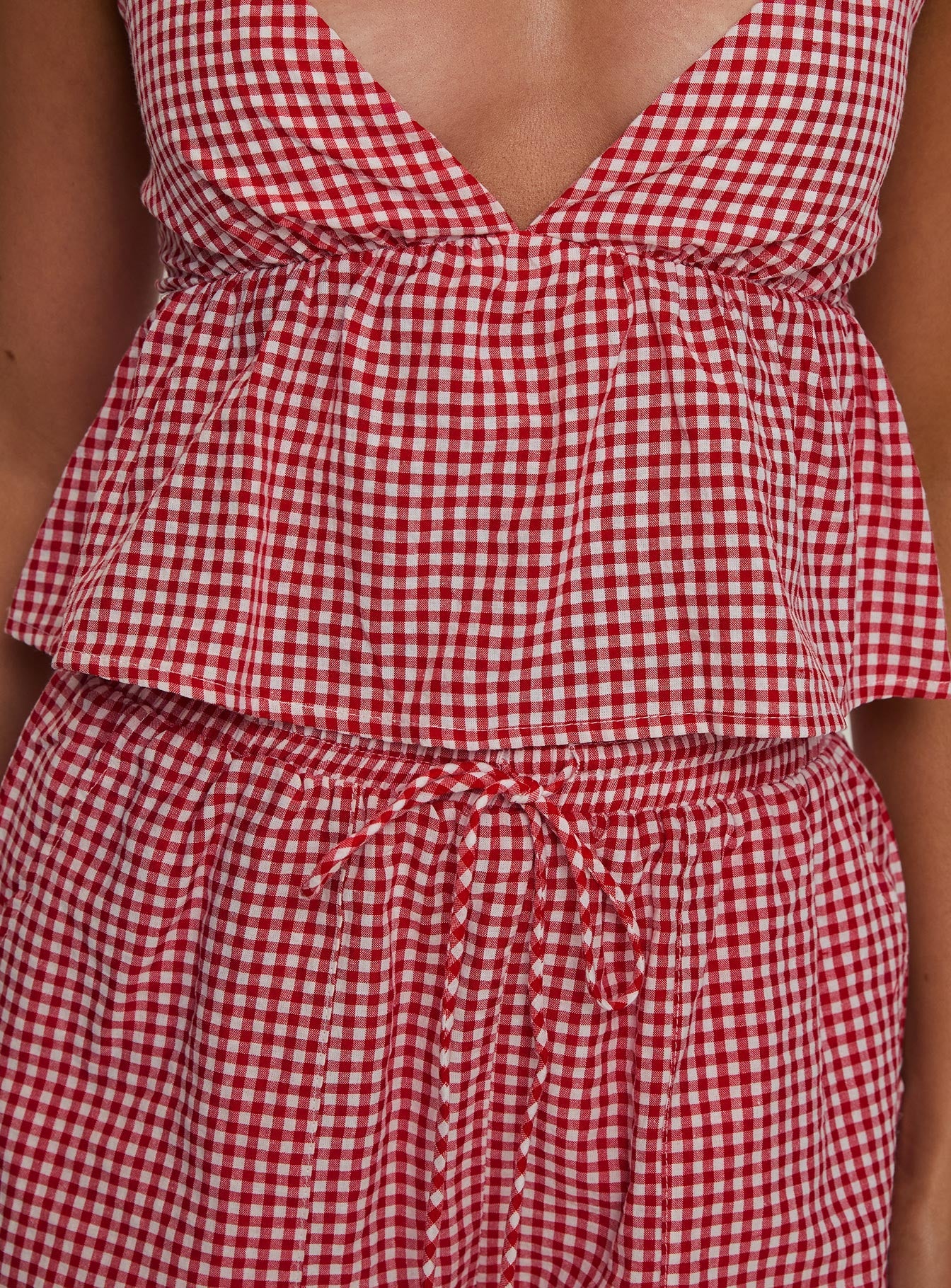 Lille Set Red Gingham