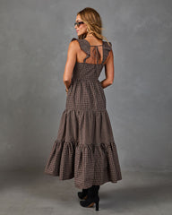 Harvest Darling Plaid Maxi Top