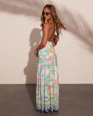 Meadow Market Abstract Maxi Dress