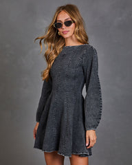 Morning Stroll Denim Mini Dress