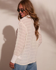 Lingering Light Smocked Blouse
