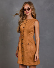 Montford Faux Suede Mini Dress