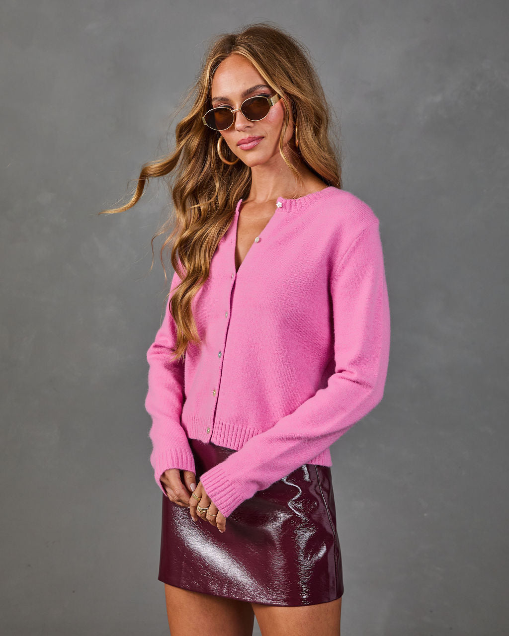 Fabiana Knit Button Down Cardigan