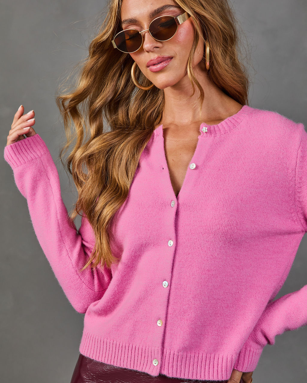 Fabiana Knit Button Down Cardigan