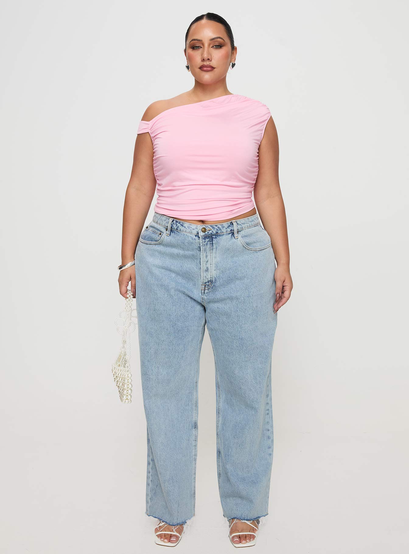 Fawcett Jeans Light Wash Denim Curve