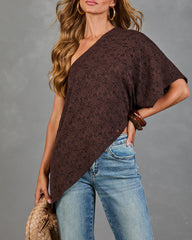 Endless Light One Shoulder Lace Top