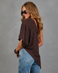Endless Light One Shoulder Lace Top