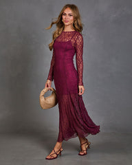 Moonlit Dream Lace Maxi Dress