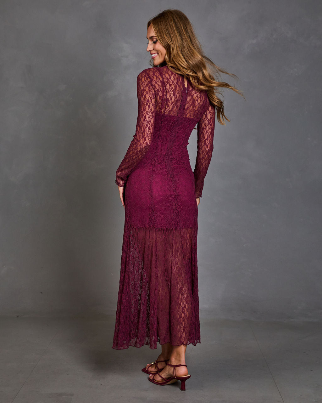 Moonlit Dream Lace Maxi Dress