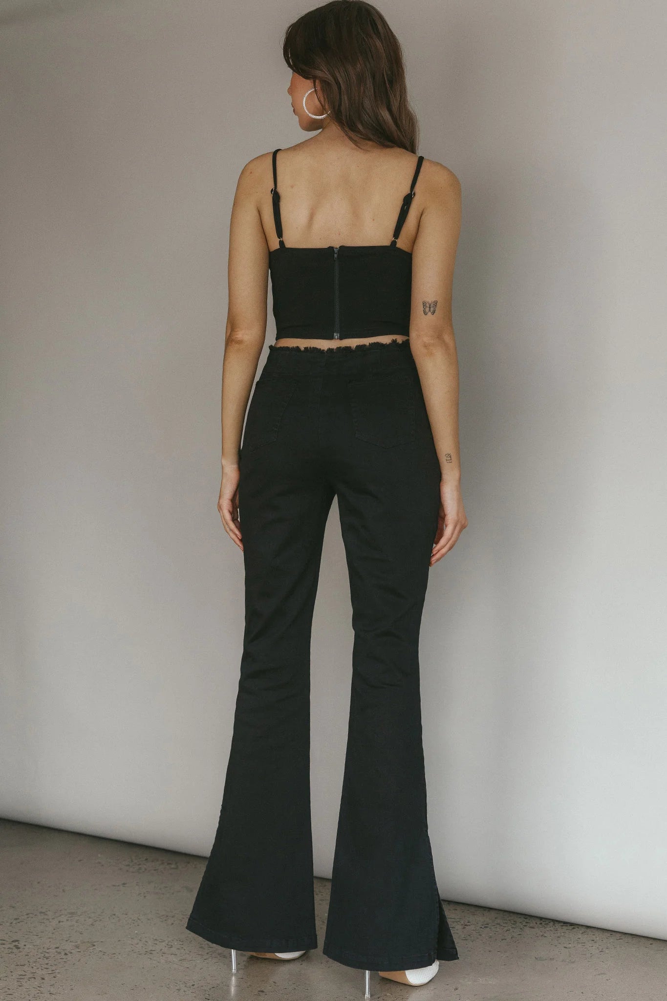 Mahla Flared Pants Black