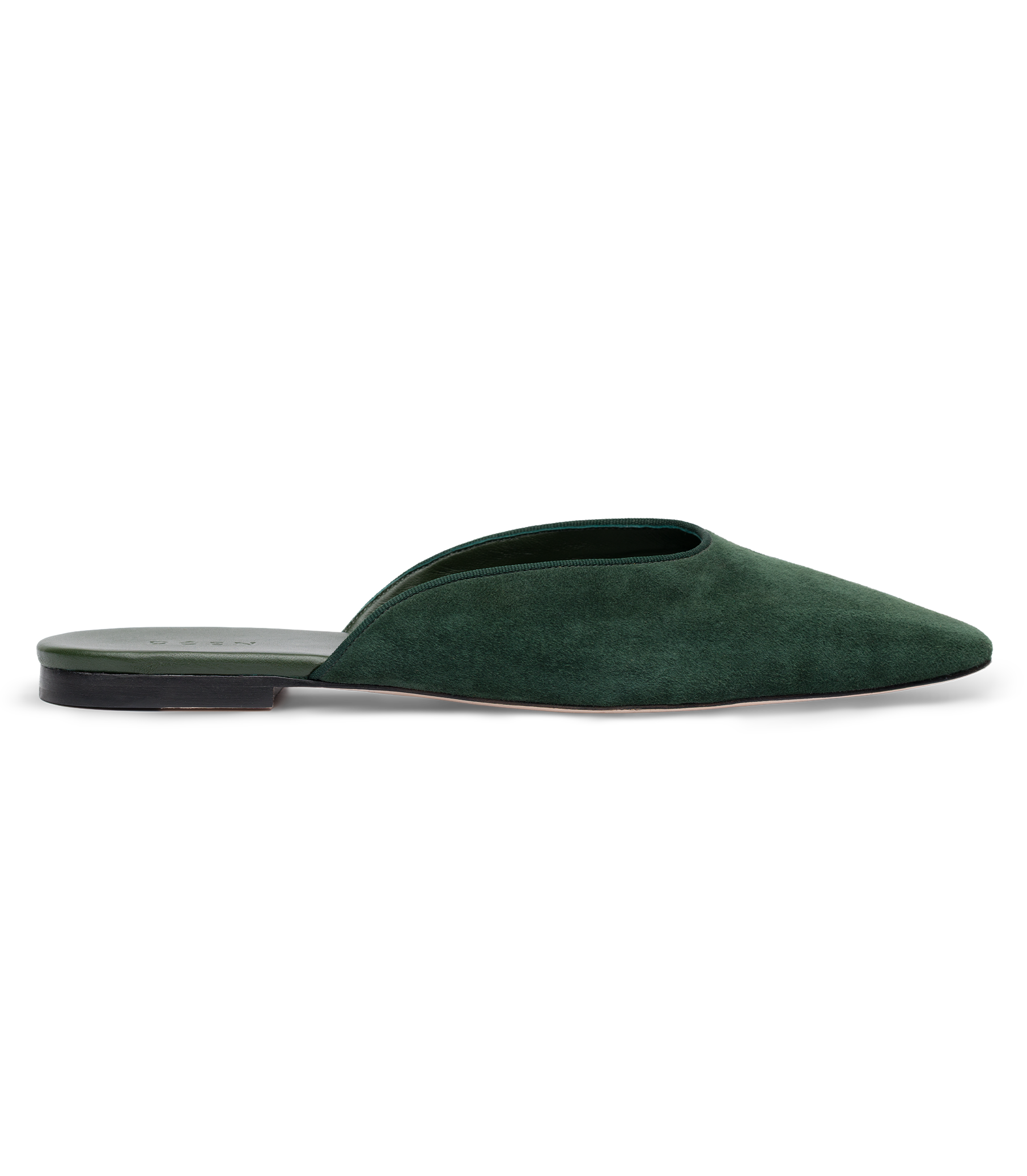 ADAIR SLIDE -- DARK PINE SUEDE