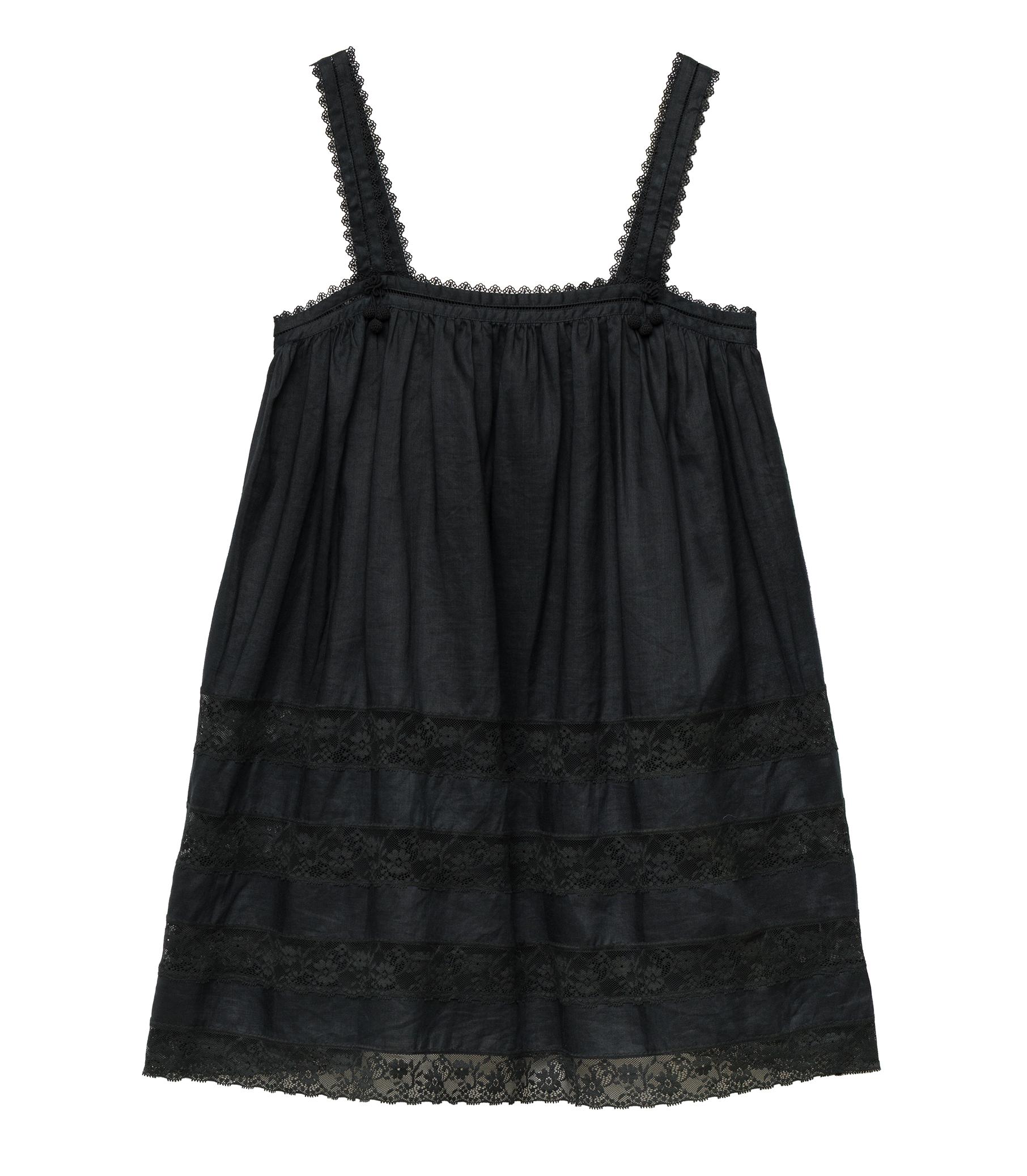 ALOISE DRESS -- BLACK
