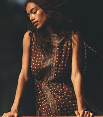 AMARANTE DRESS -- TERRE FOULARD DE LA MER