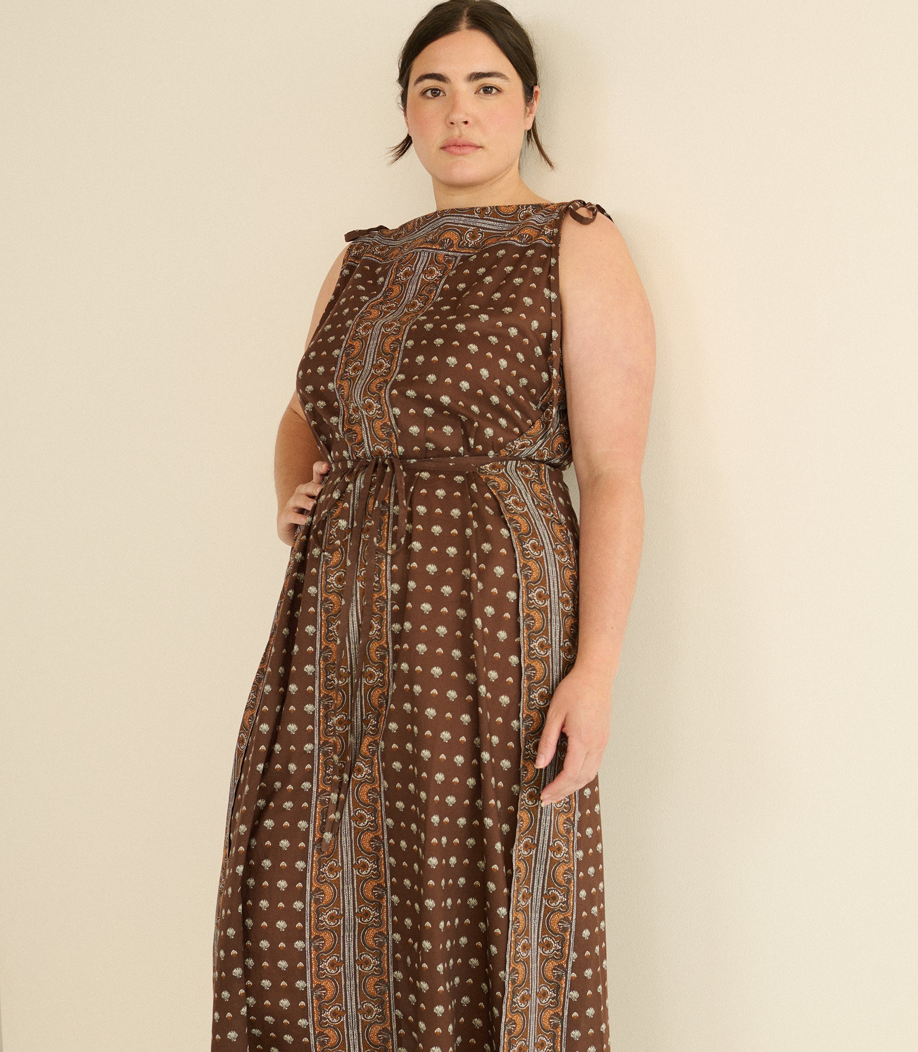 AMARANTE DRESS -- TERRE FOULARD DE LA MER