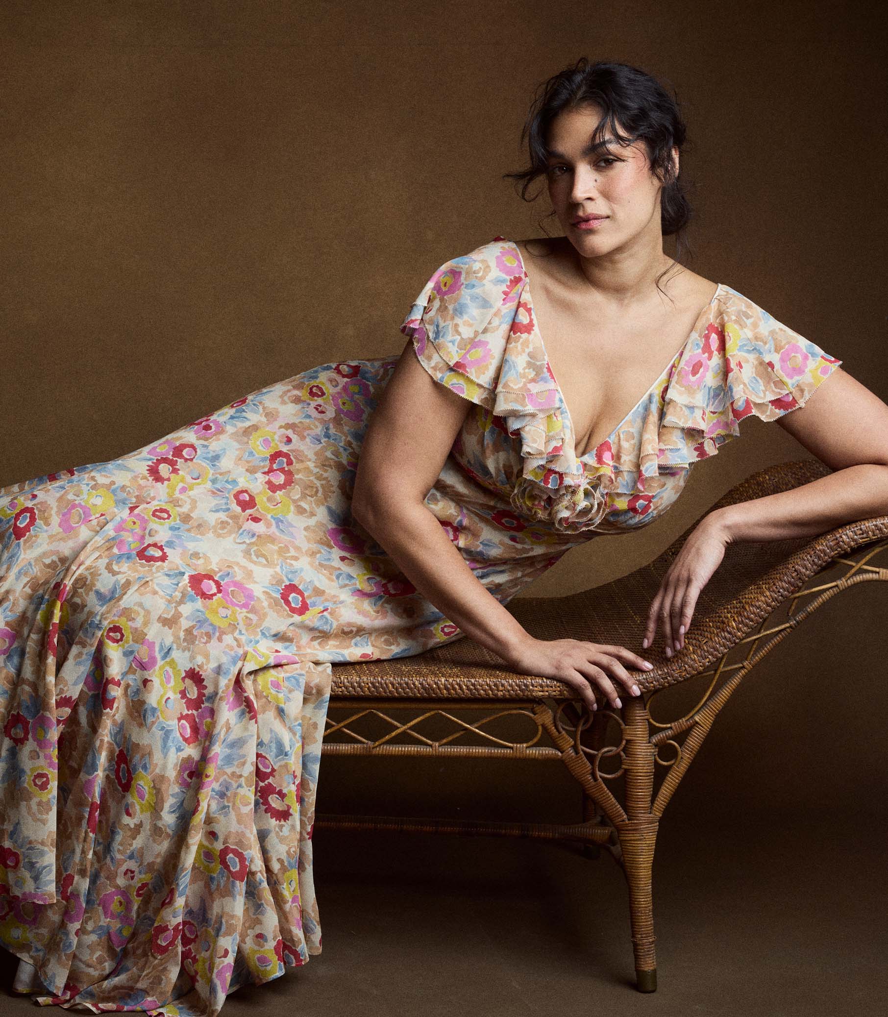 AMÉRELLE DRESS -- JARDIN DE CAMELIAS