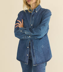 BACALL SHIRT -- ROUSSILLON MID WASH