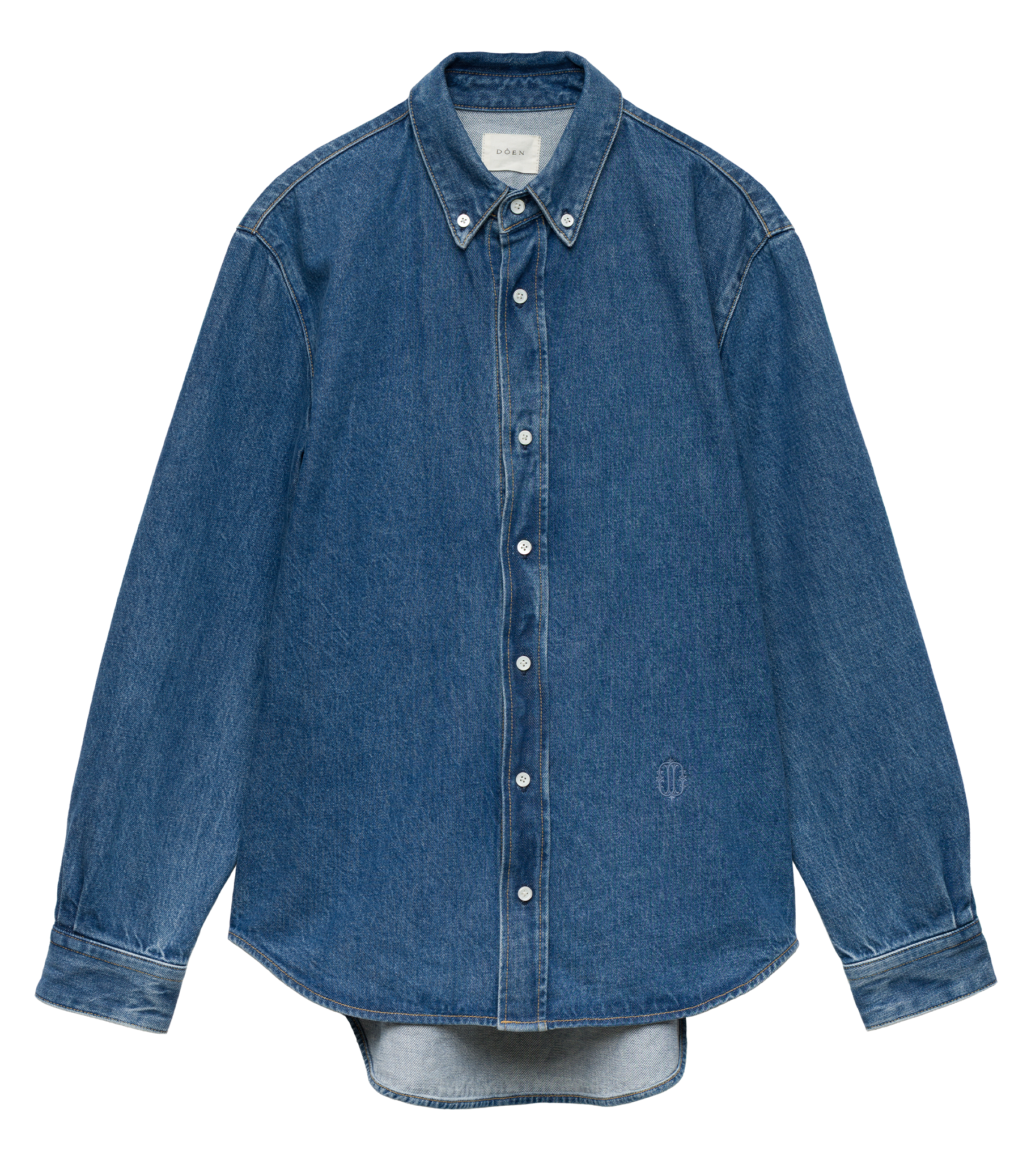BACALL SHIRT -- ROUSSILLON MID WASH