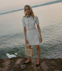 BATHILDE DRESS -- PEARL