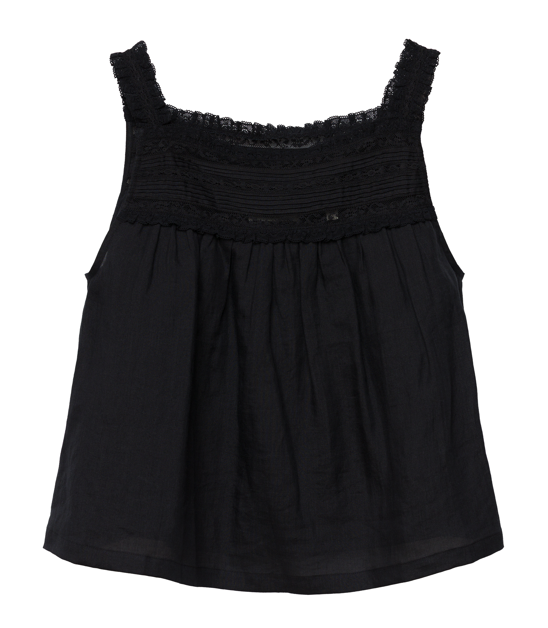 BENITA TOP -- BLACK