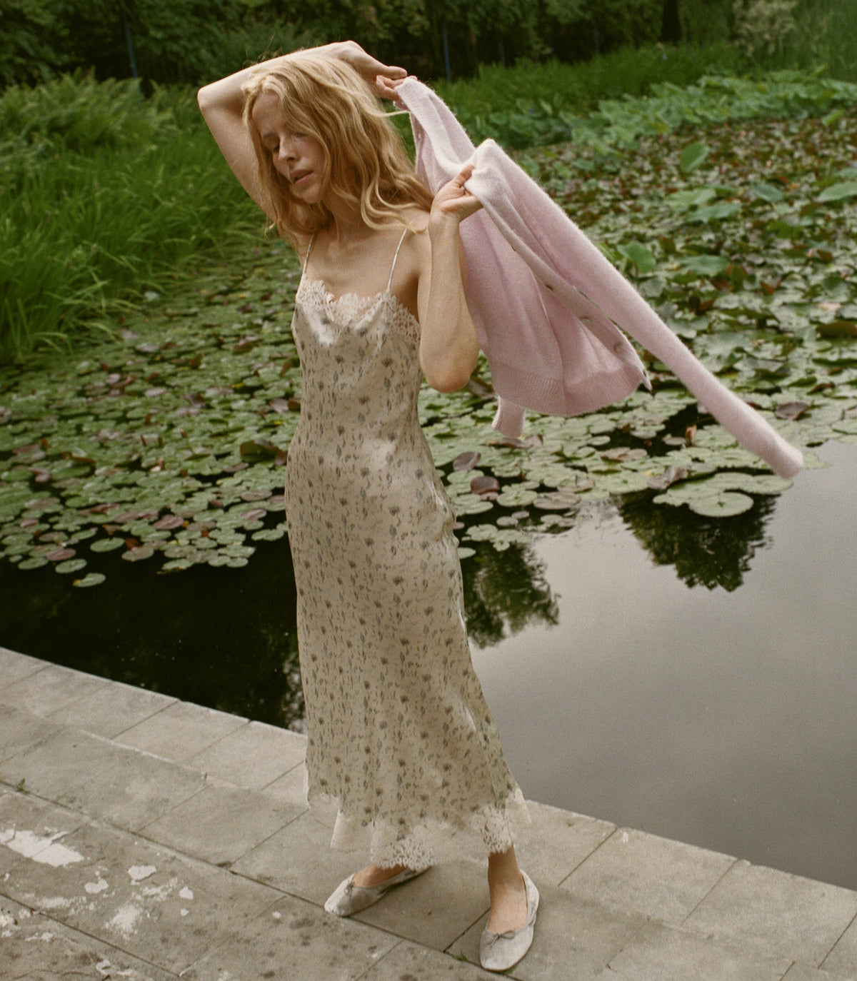 BETHILDE DRESS -- CAMELLIA BLOOM