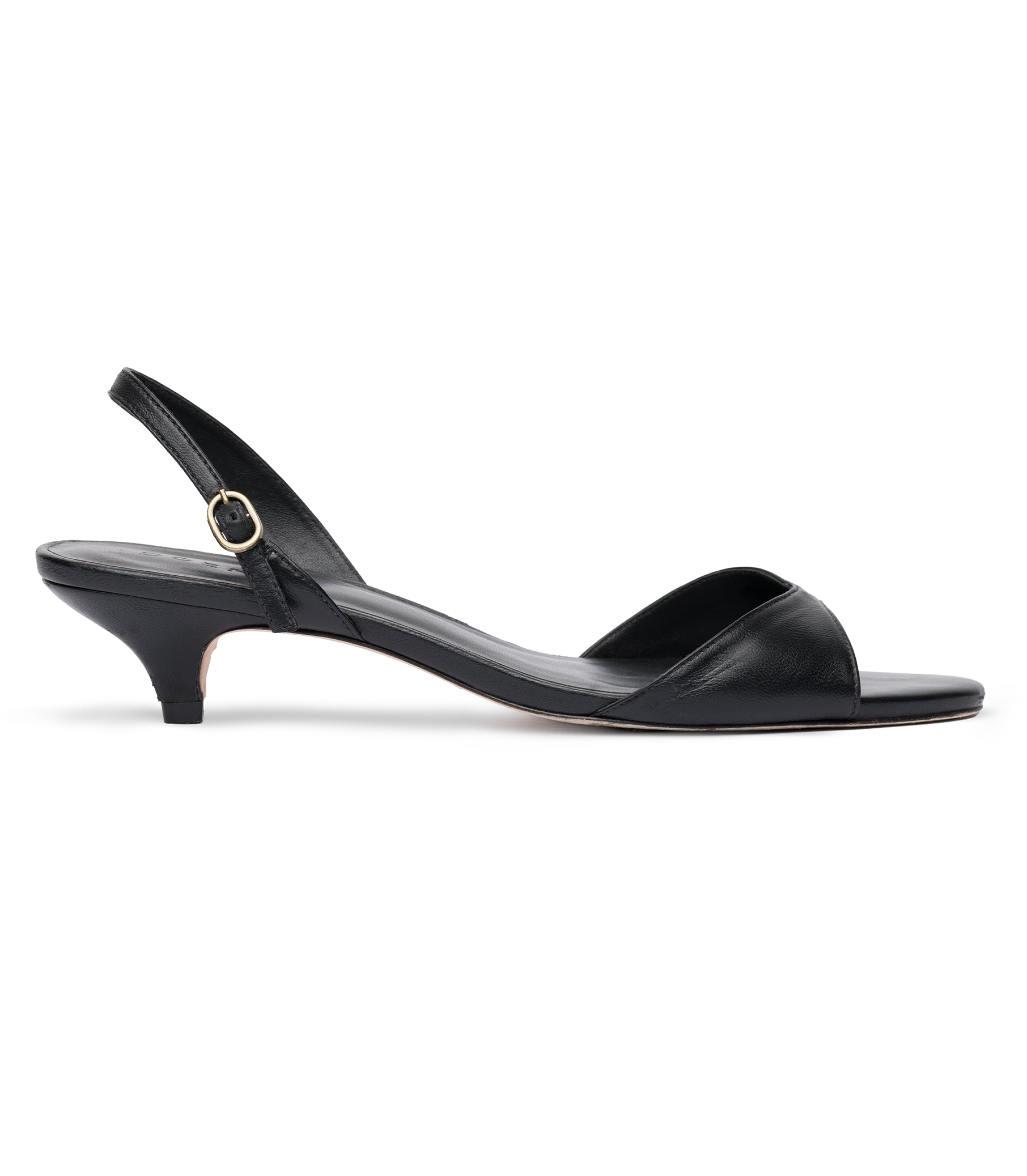 BETTE SLINGBACK -- BLACK NAPPA