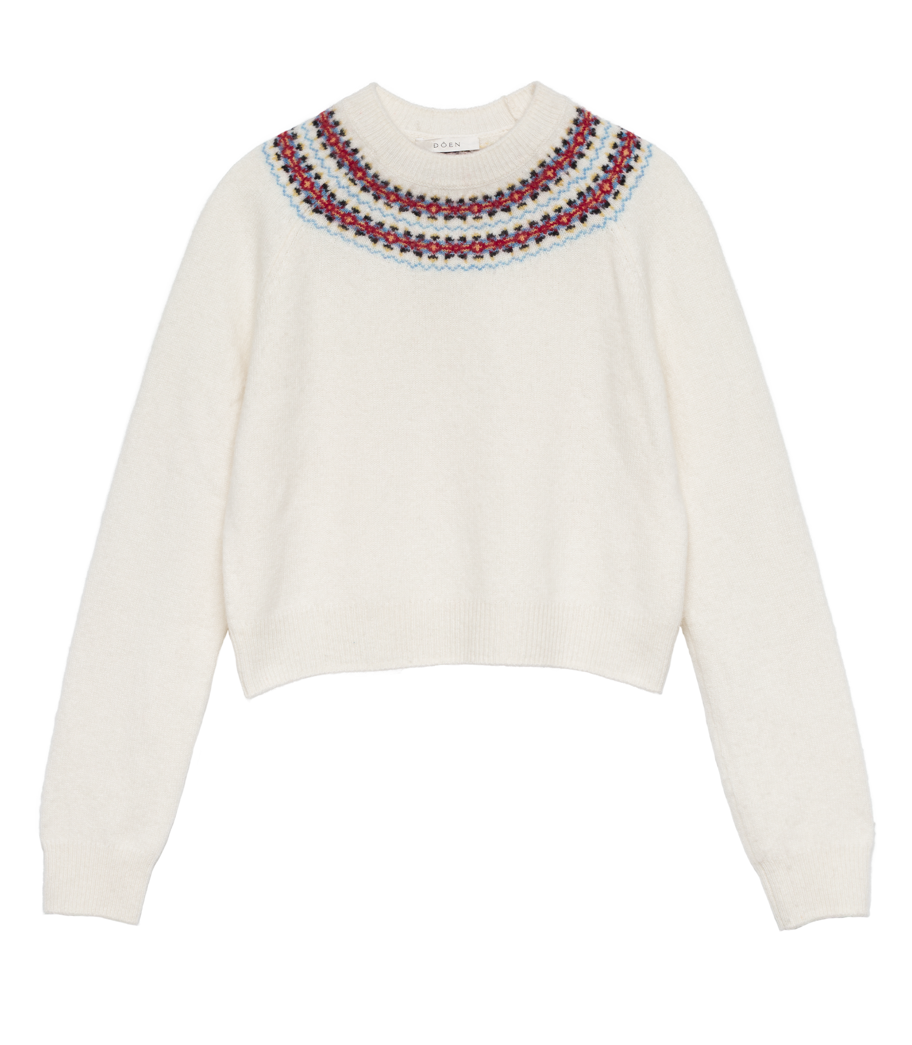 BONIFACE SWEATER -- IVORY ANNECY FAIR ISLE