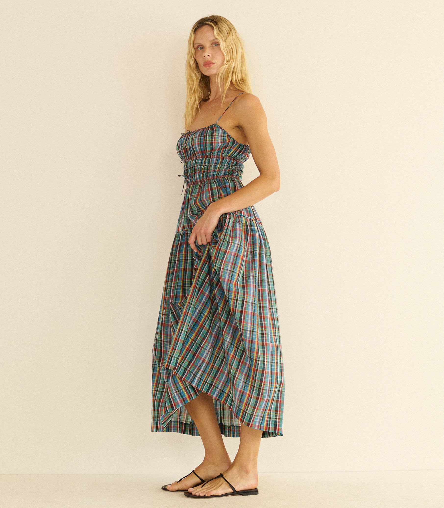BRIELLE DRESS -- ALDERBROOK PLAID