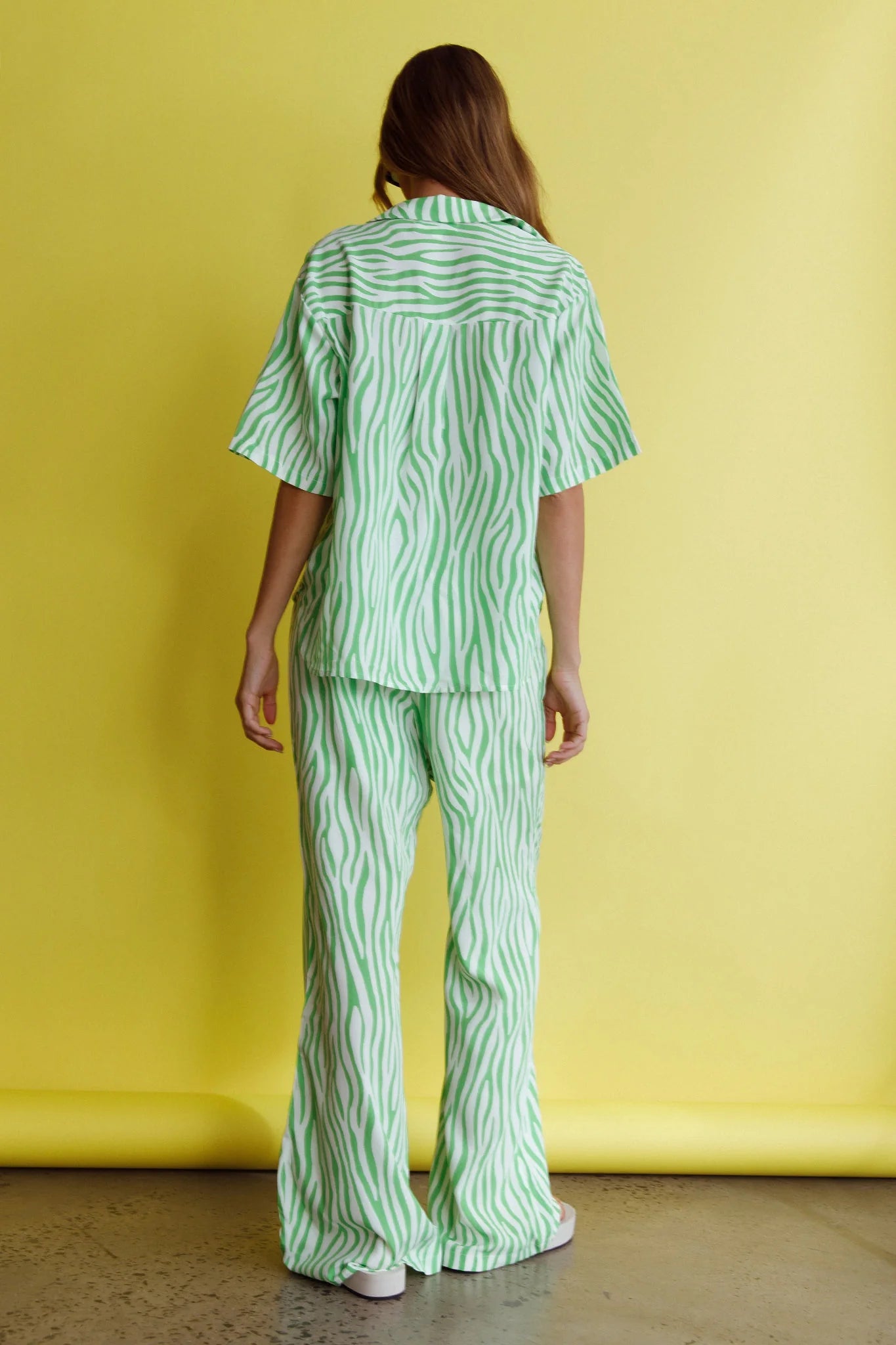 Just A Hunch Pants Zebra Green
