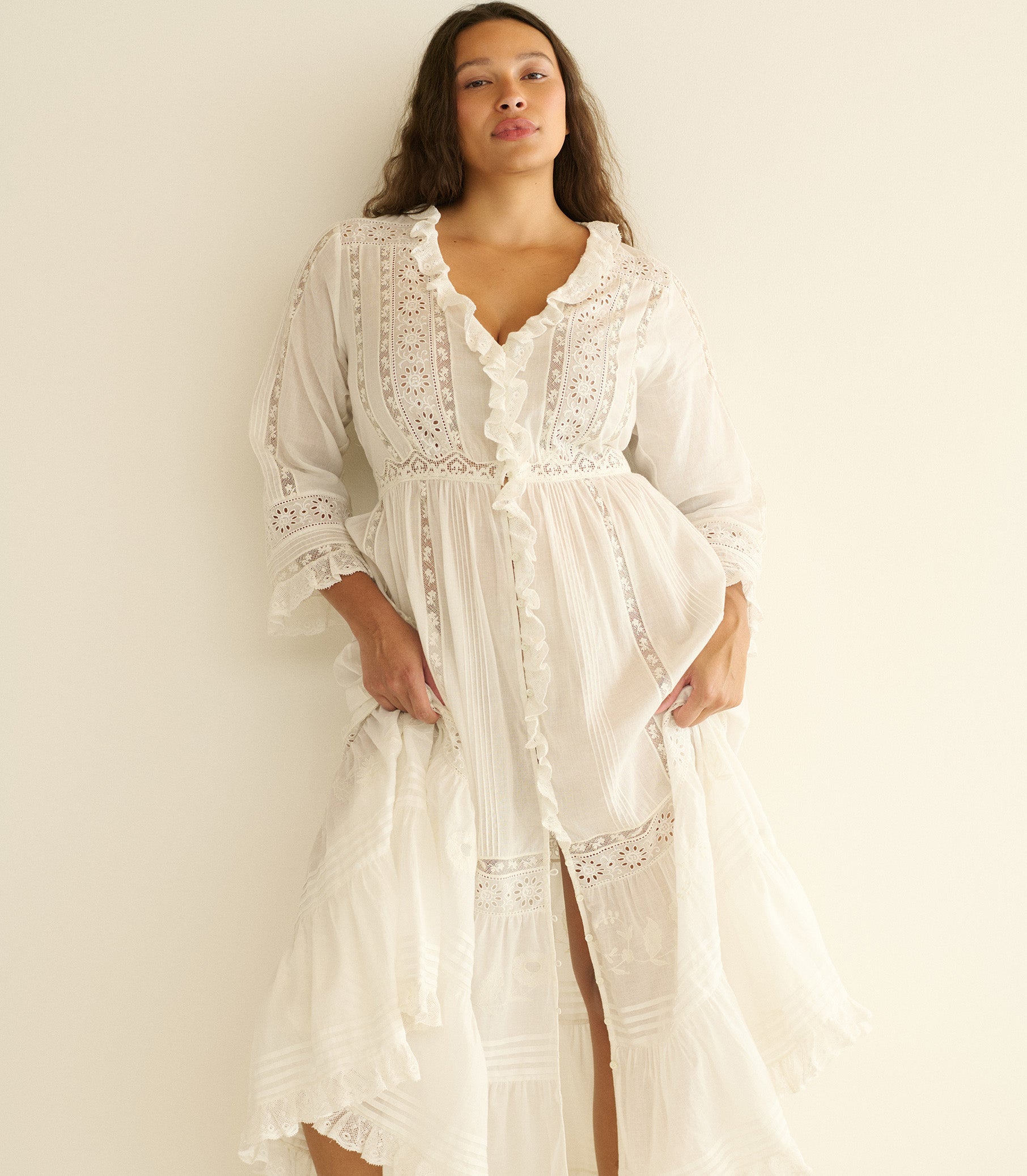 CLEMENCIA DRESS -- SALT