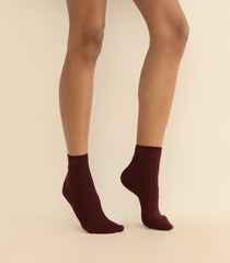 COLLÉGIEN LA MINI ANKLE SOCK -- BORDEAUX