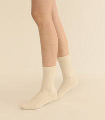COLLÉGIEN VICTOIRE GLITTER CREW SOCKS -- DOUX ANGEUAX