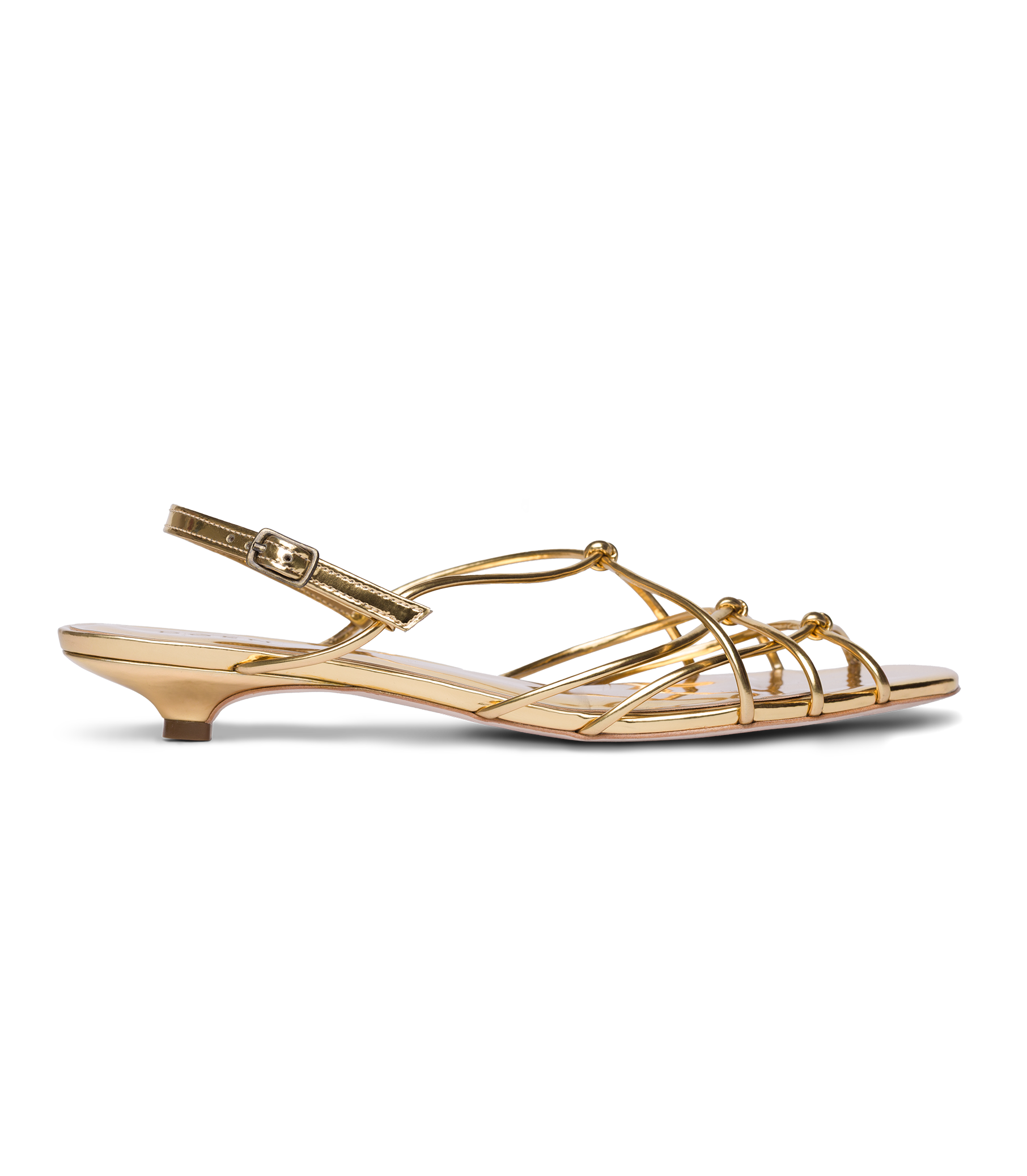 COMPORTA SANDAL -- BRASS FOIL LEATHER