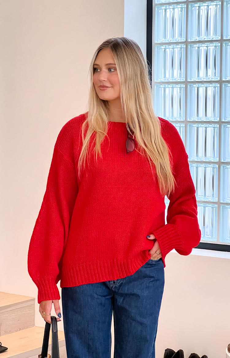 Chapman Red Sweater
