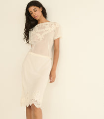 ELOWETTE SKIRT -- SEA SALT
