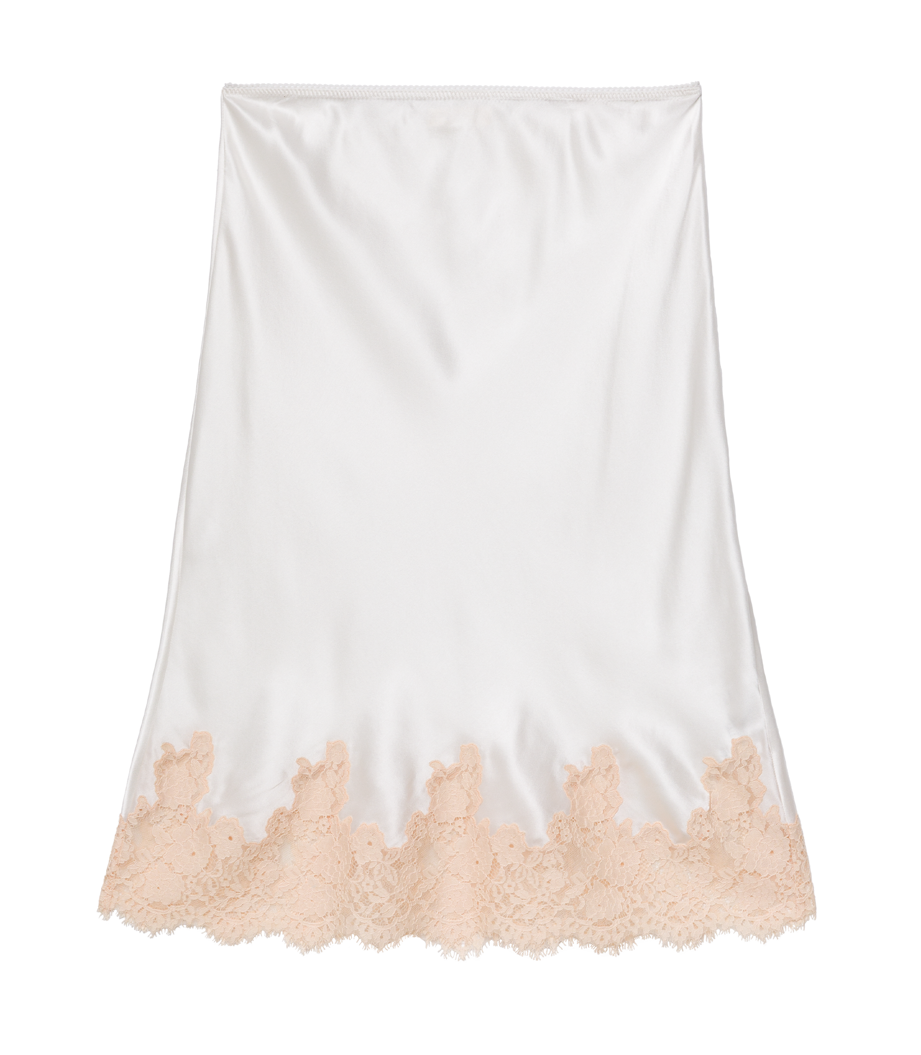 ELOWETTE SKIRT -- SALT AND PEACH LACE