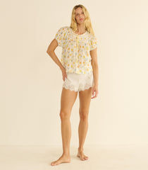 EMILE TOP -- DAHLIA FLORAL
