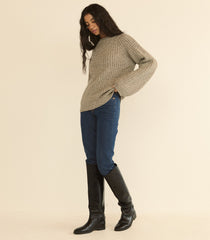 FENNEL SWEATER -- GRAY MARL