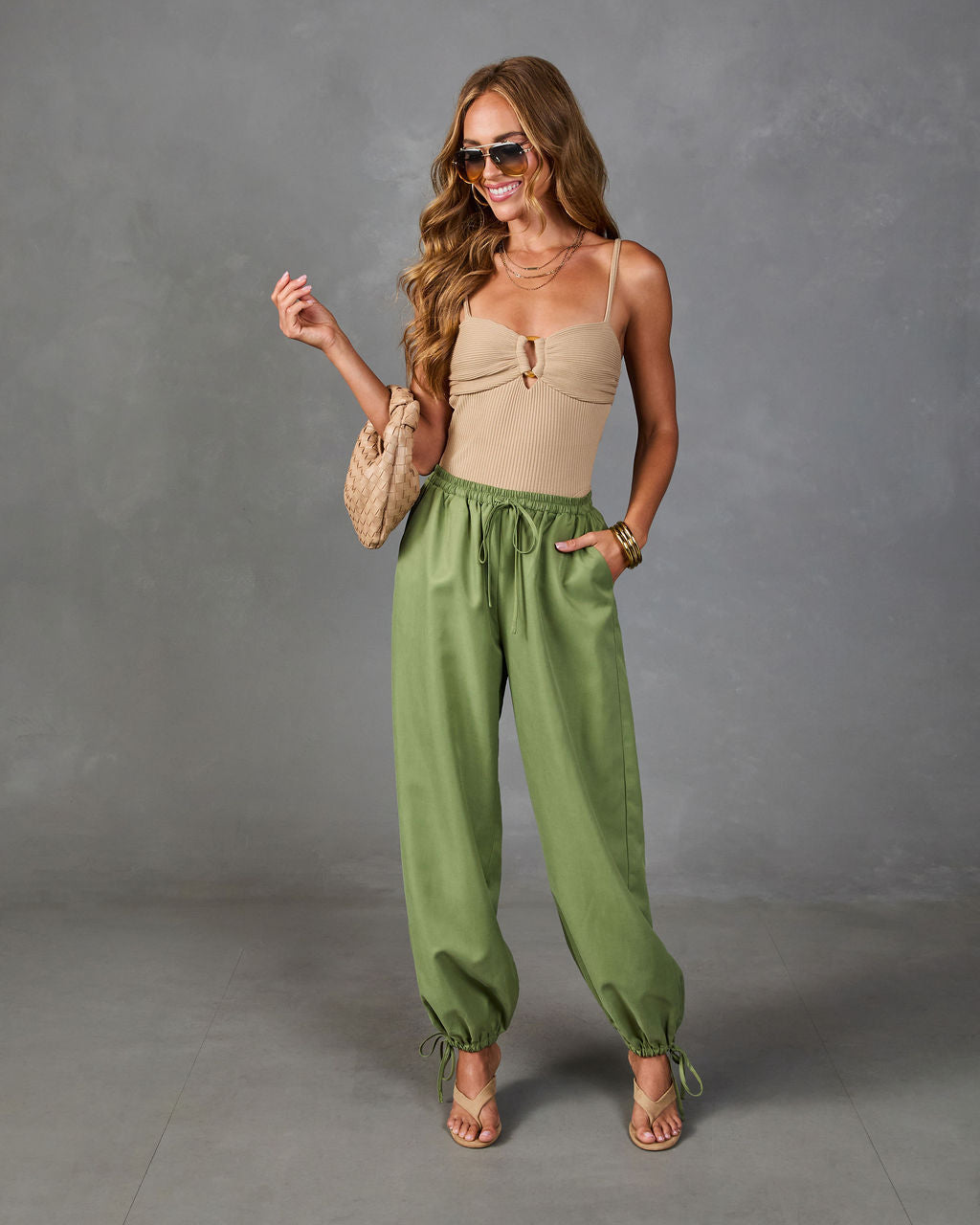 Dalinda Drawstring Balloon Pants